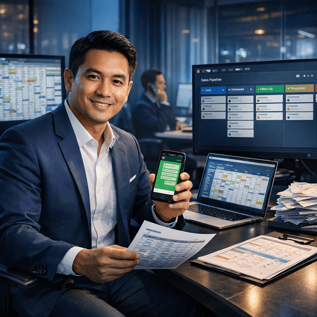 Cara Follow-Up WhatsApp Sales Dari Excel Berantakan Ke Pipeline Rapi