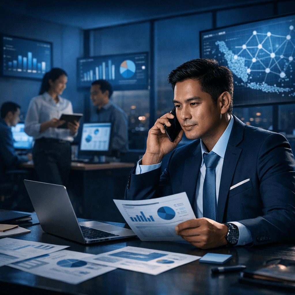 Cara Sales Indonesia Mengejar Target Bulanan Saat Data Prospek Tercerai-berai